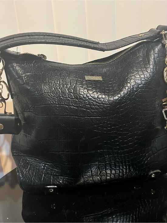 kate spade Handbags - Kate Spade  Croc-Embossed Leather Shoulder Bag